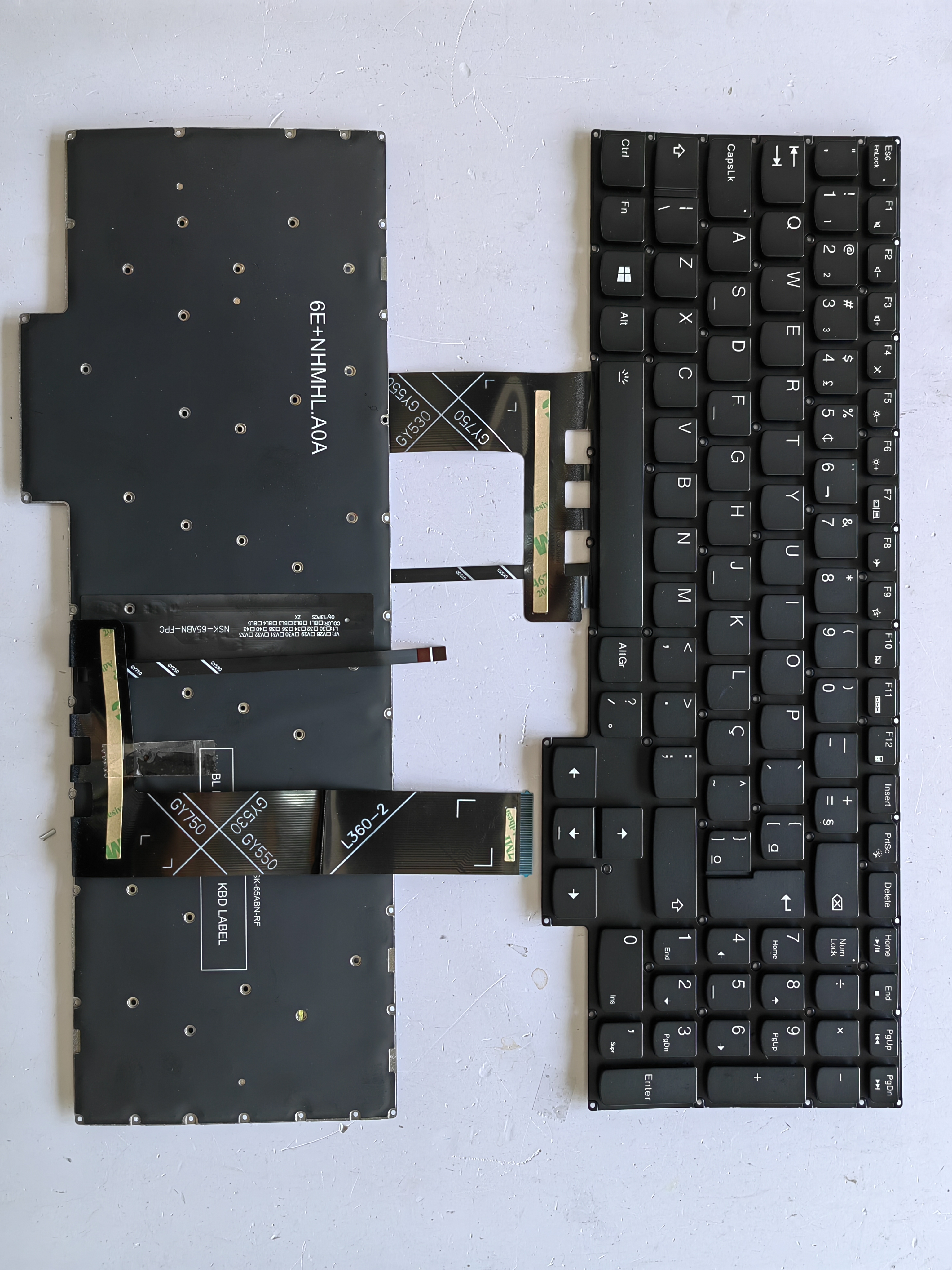 Picture of New Replacement Laptop Keyboard For LENOVO Y7000 2020/R7000 2020 BLACK Backlit (OEM) BR Layout
